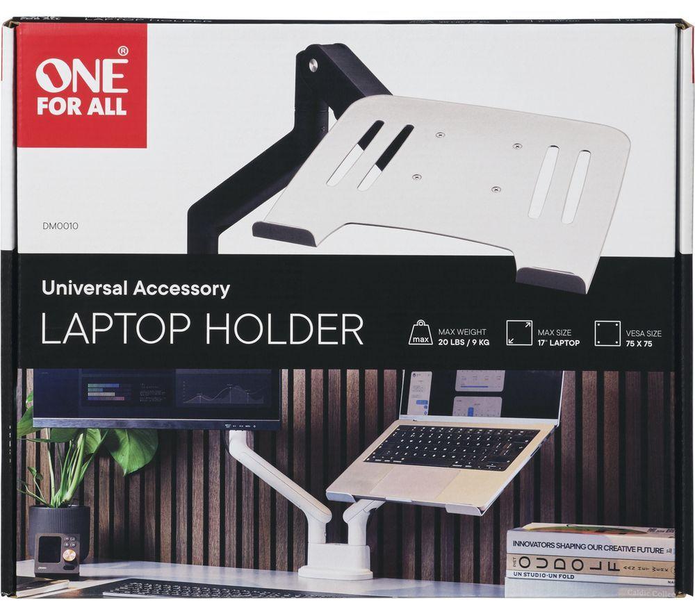 POWERSUP Supporto Per Laptop Normale 001 – Base Universale In Alluminio Per Computer Portatile, Ripiegabile E Portatile, Per Scrivania E Ufficio