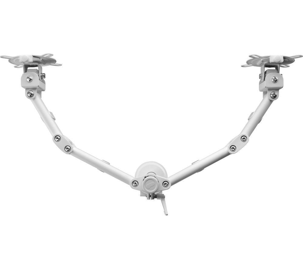 ONE FOR ALL Smart DM2220 Full Motion 13-32" Dual Arm Monitor Desk Mount - White image number 3 of 7