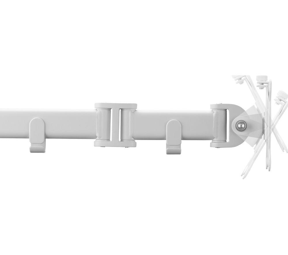 ONE FOR ALL Smart DM2220 Full Motion 13-32" Dual Arm Monitor Desk Mount - White image number 4 of 7
