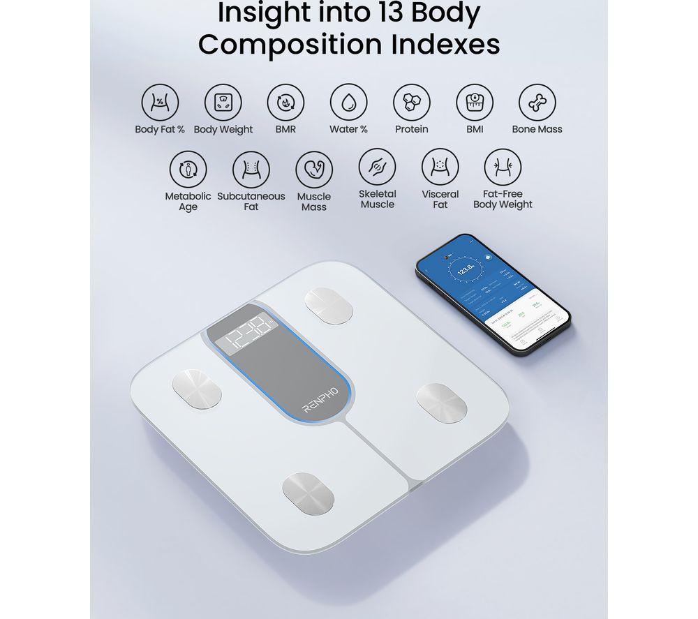 RENPHO Elis 1C Smart Body Scale - White image number 3 of 7