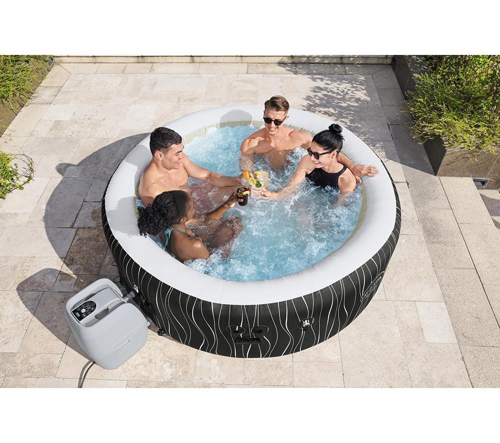 LAY-Z-SPA Hollywood AirJet Inflatable Hot Tub - Black image number 5 of 17