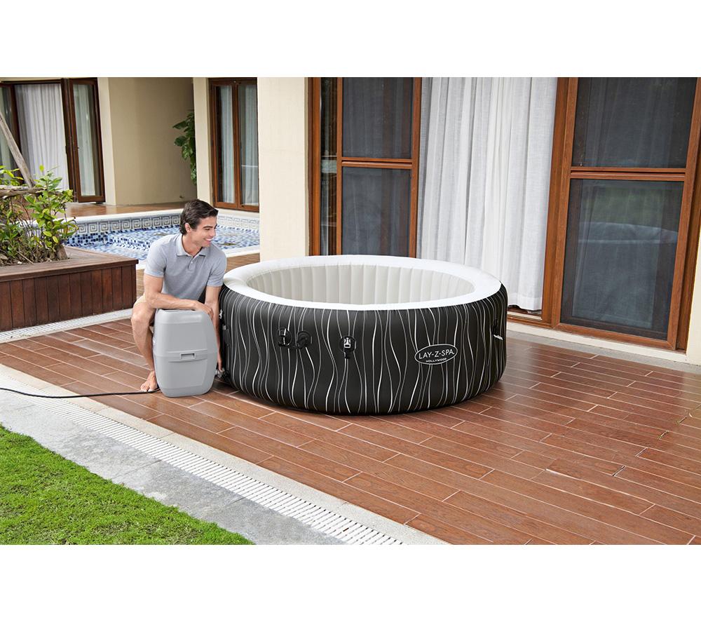 LAY-Z-SPA Hollywood AirJet Inflatable Hot Tub - Black image number 6 of 17