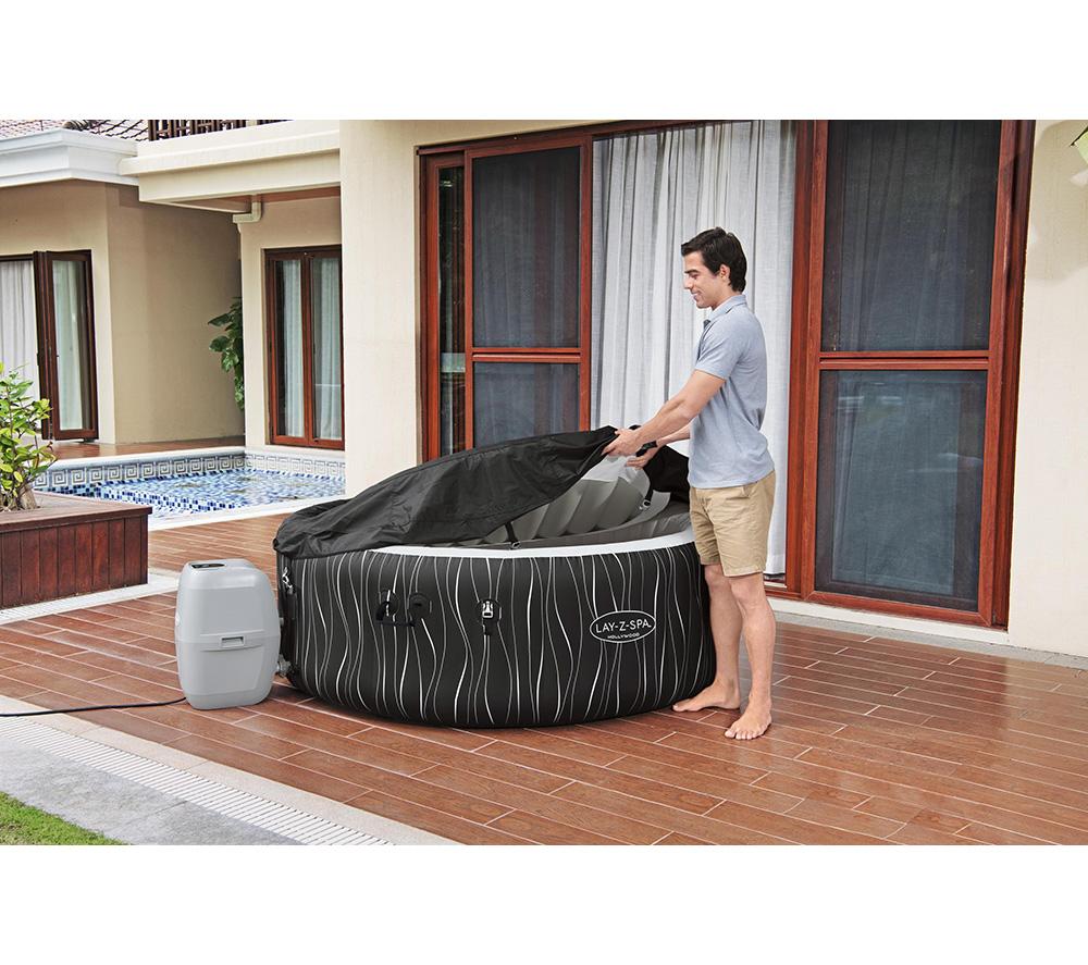 LAY-Z-SPA Hollywood AirJet Inflatable Hot Tub - Black image number 7 of 17
