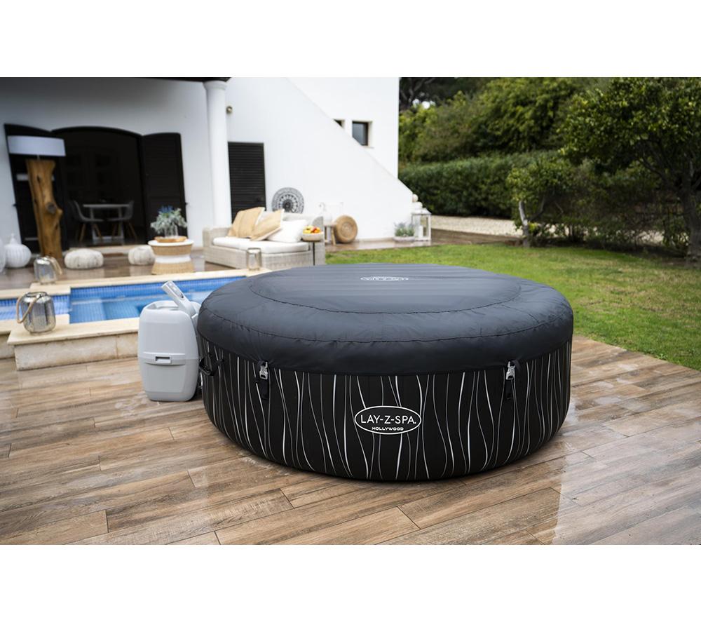 LAY-Z-SPA Hollywood AirJet Inflatable Hot Tub - Black image number 8 of 17