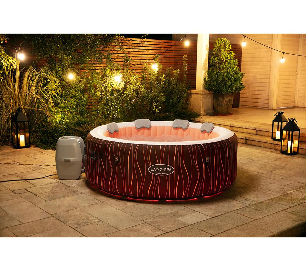 LAY-Z-SPA Hollywood AirJet Inflatable Hot Tub - Black image number 17 of 17