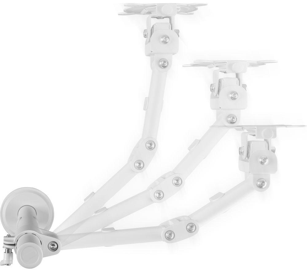 ONE FOR ALL Smart DM2120 Full Motion 13-32" Single Arm Monitor Desk Mount - White image number 4 of 7