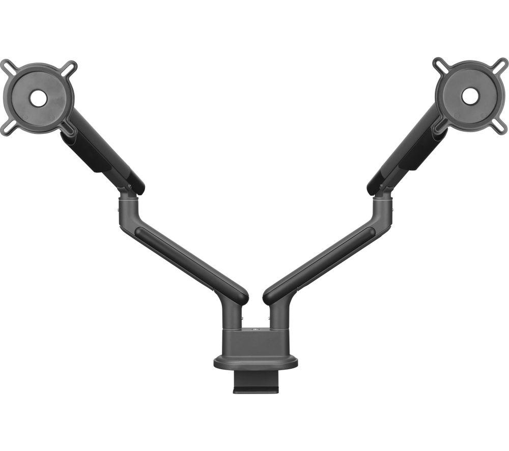 ONE FOR ALL DM7210 Dual Arm Full Motion 13-35" Monitor Desk Mount - Titanium image number 2 of 8