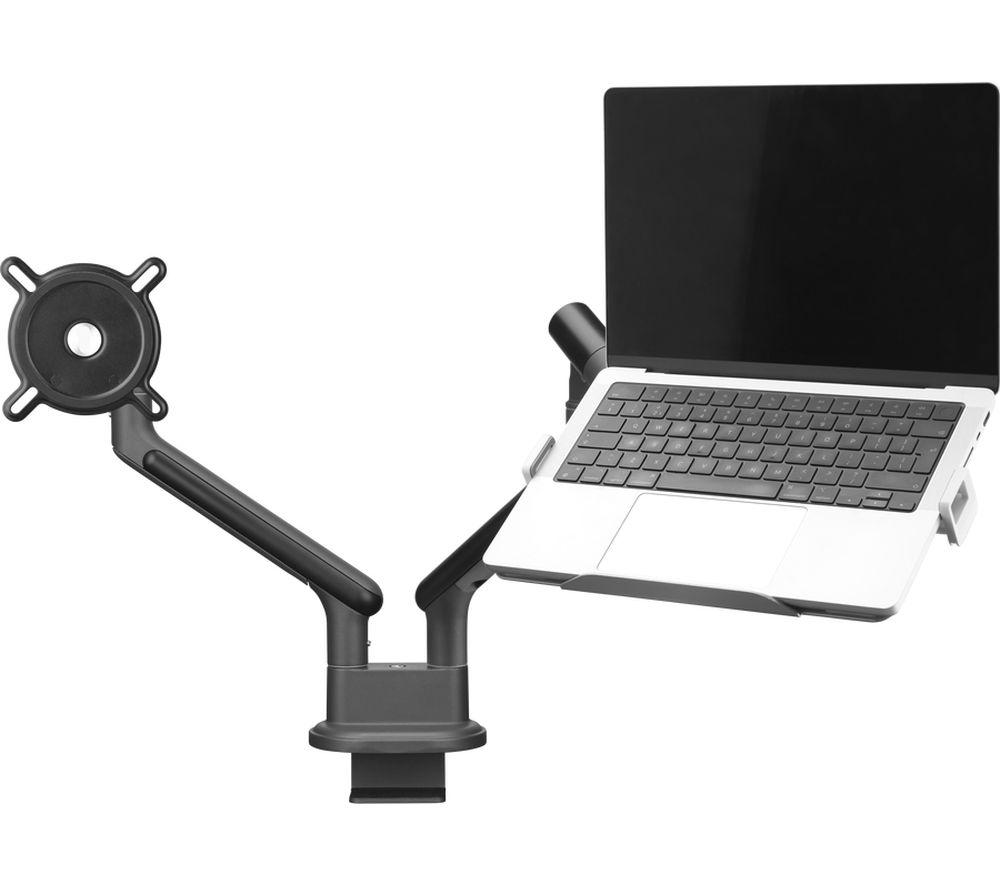 ONE FOR ALL DM7210 Dual Arm Full Motion 13-35" Monitor Desk Mount - Titanium image number 3 of 8