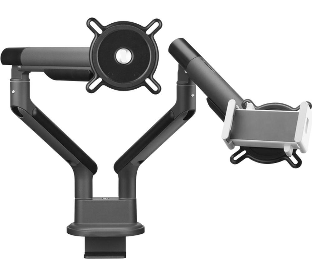 ONE FOR ALL DM7210 Dual Arm Full Motion 13-35" Monitor Desk Mount - Titanium image number 5 of 8