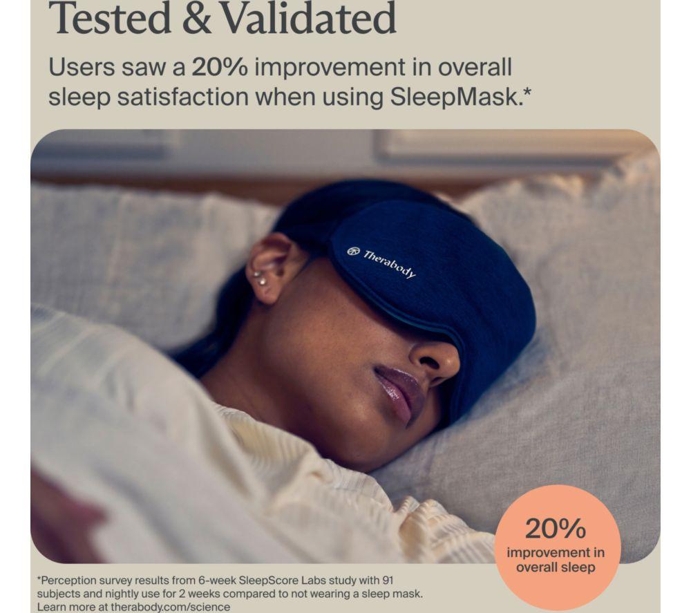 THERABODY SleepMask - Blue image number 4 of 14