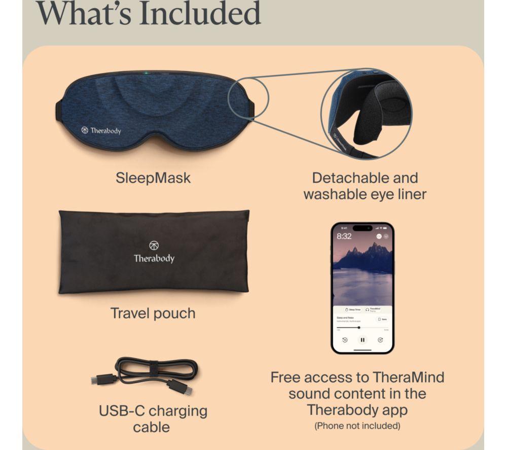 THERABODY SleepMask - Blue image number 10 of 14