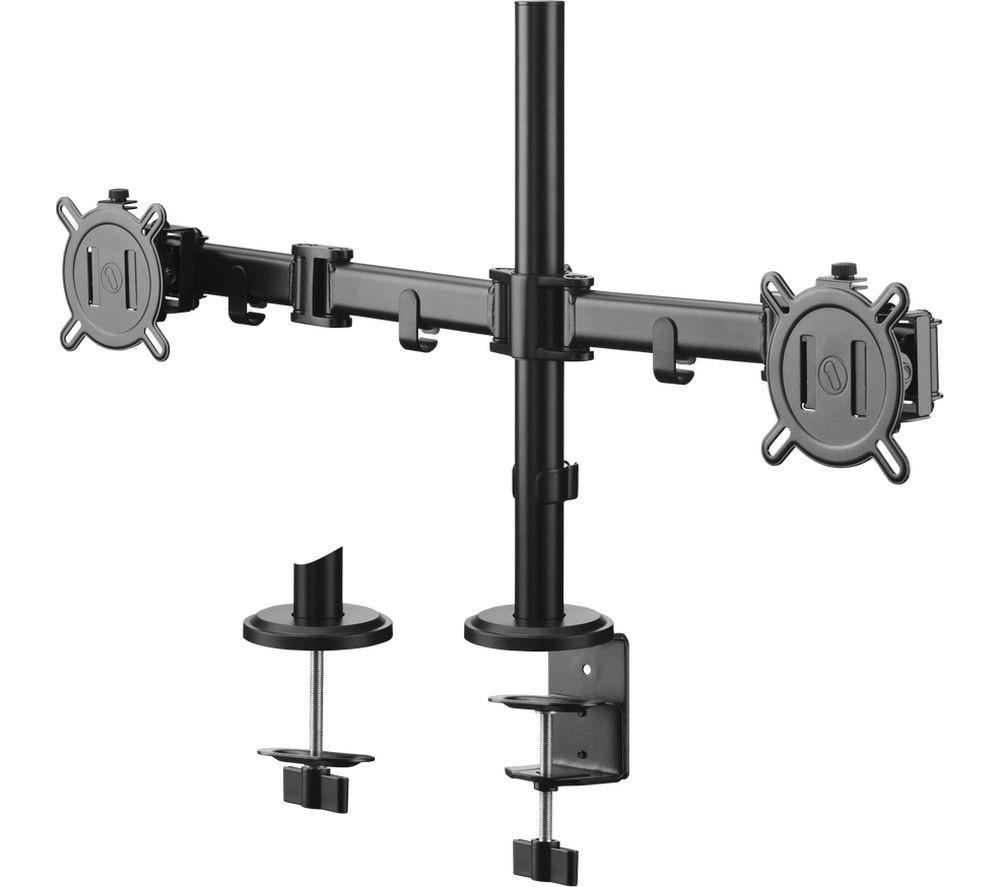 One For All Smart DM2210 Full Motion 13-32inch Dual Arm Monitor Desk Mount - Black