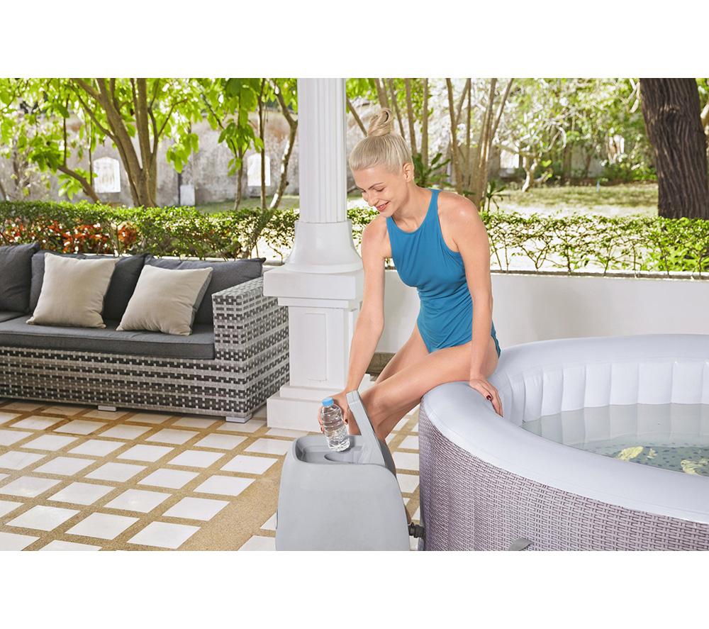 LAY-Z-SPA Cancun AirJet Inflatable Hot Tub - Grey image number 6 of 10
