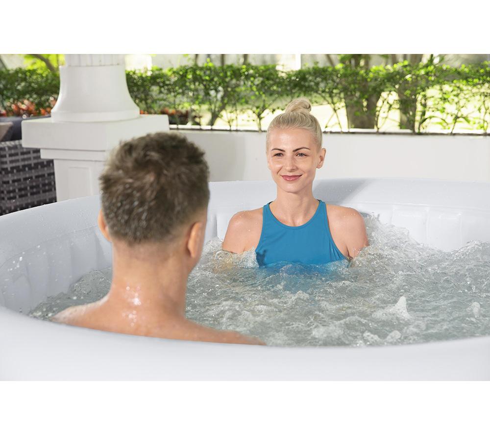 LAY-Z-SPA Cancun AirJet Inflatable Hot Tub - Grey image number 7 of 10