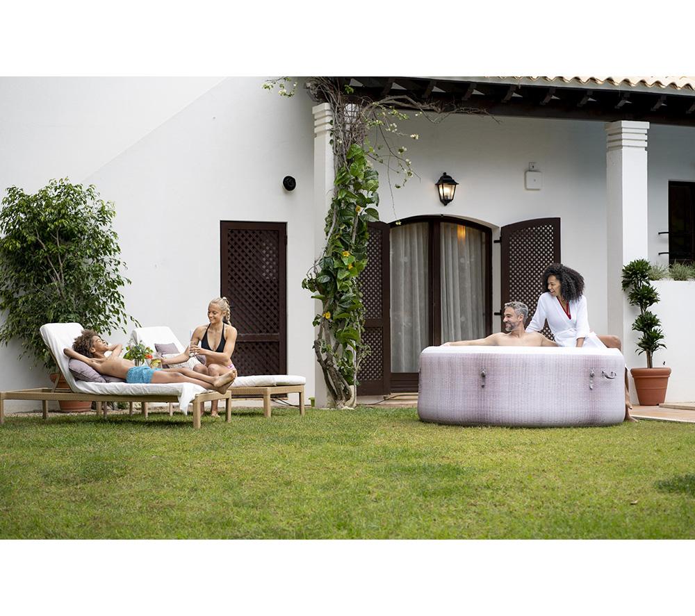 LAY-Z-SPA Cancun AirJet Inflatable Hot Tub - Grey image number 8 of 10