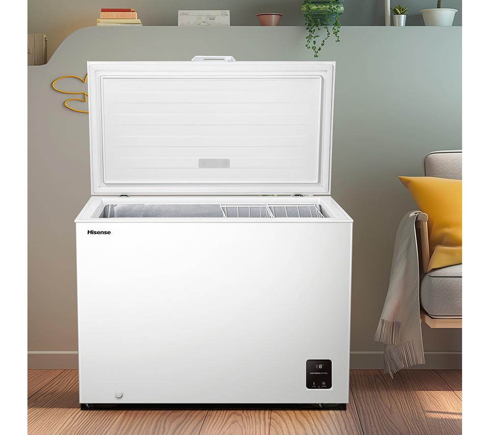 HISENSE FC386D4AWLE Chest Freezer - White image number 4 of 16