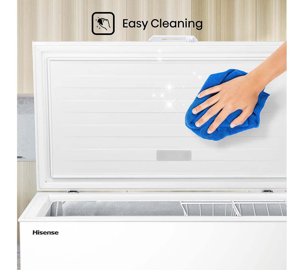 HISENSE FC386D4AWLE Chest Freezer - White image number 9 of 16