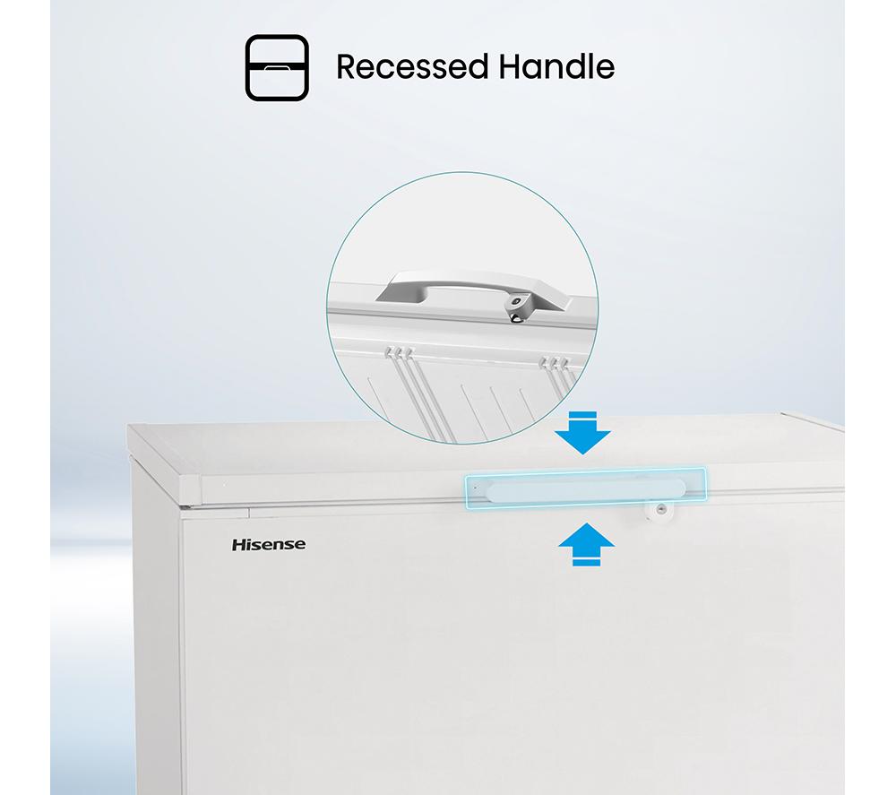 HISENSE FC386D4AWLE Chest Freezer - White image number 12 of 16