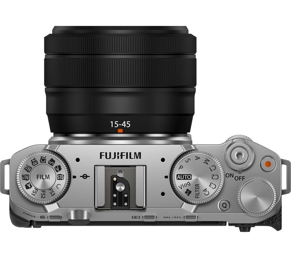 FUJIFILM X-M5 Mirrorless Camera with FUJINON XC 15-45 mm f/3.5-5.6 OIS PZ Lens - Silver image number 5 of 6