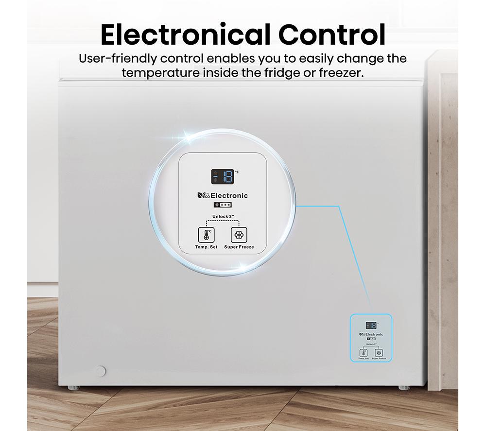 HISENSE FC247D4AWLE Chest Freezer - White image number 3 of 11