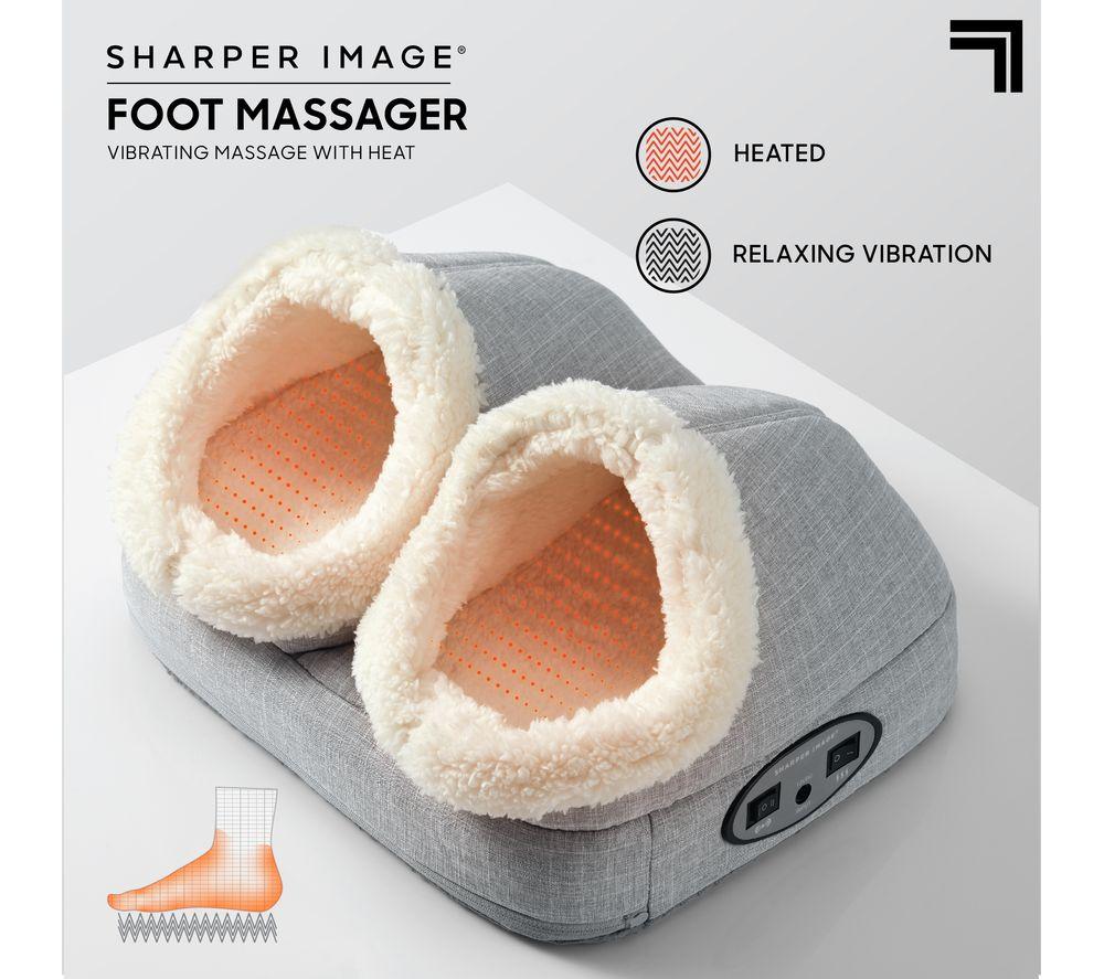 SHARPER IMAGE Personal Heated Foot Massager - Grey image number 2 of 9