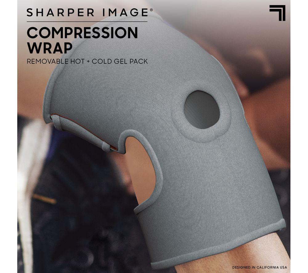 SHARPER IMAGE Hot & Cold Compression Wrap - Grey image number 2 of 10