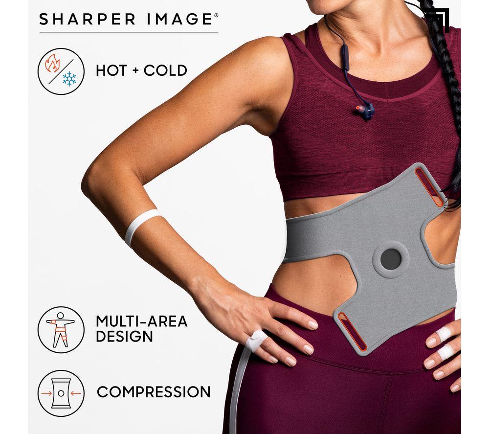 SHARPER IMAGE Hot & Cold Compression Wrap - Grey image number 3 of 10