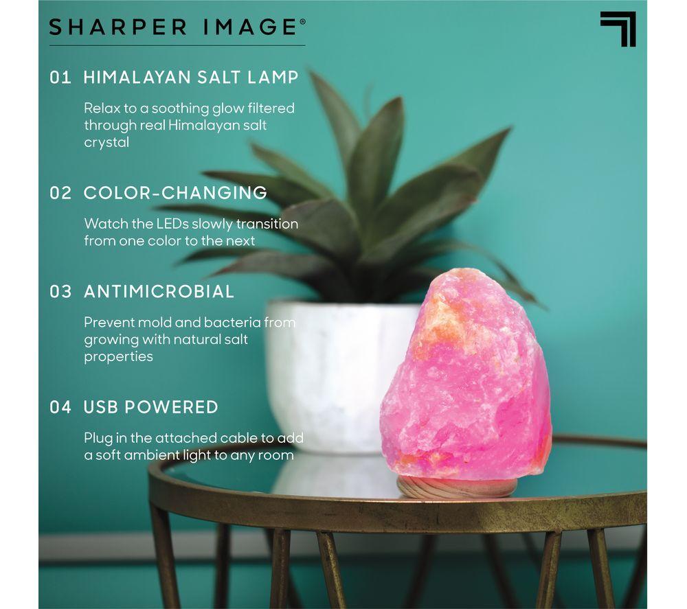 SHARPER IMAGE Colour Changing Salt Lamp image number 6 of 19