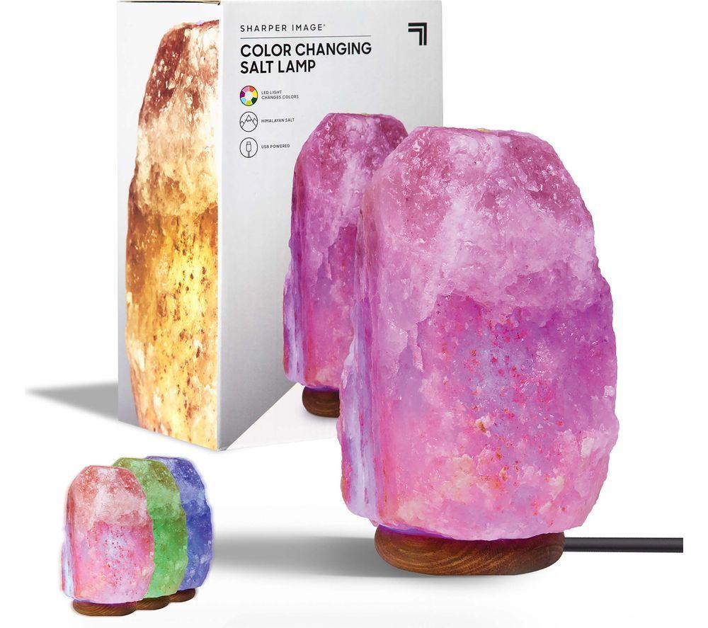 SHARPER IMAGE Colour Changing Salt Lamp image number 8 of 19