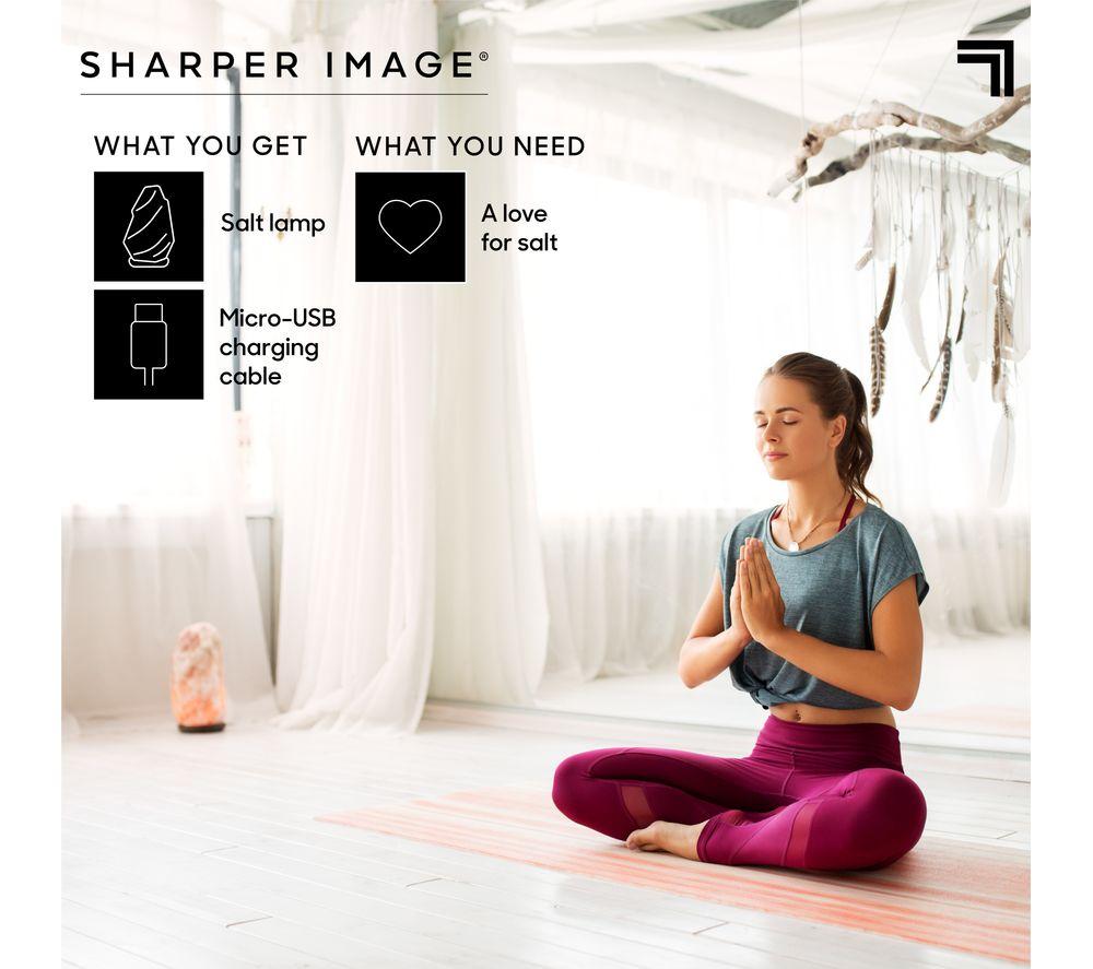 SHARPER IMAGE Colour Changing Salt Lamp image number 13 of 19