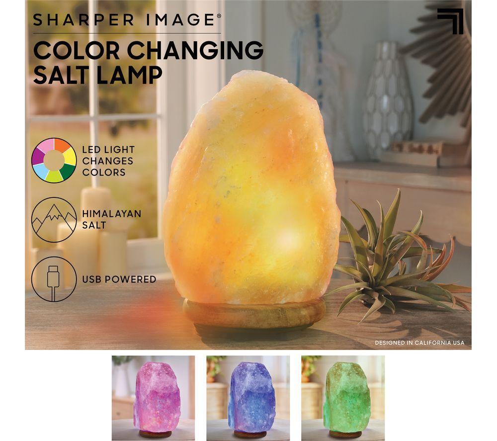 SHARPER IMAGE Colour Changing Salt Lamp image number 16 of 19