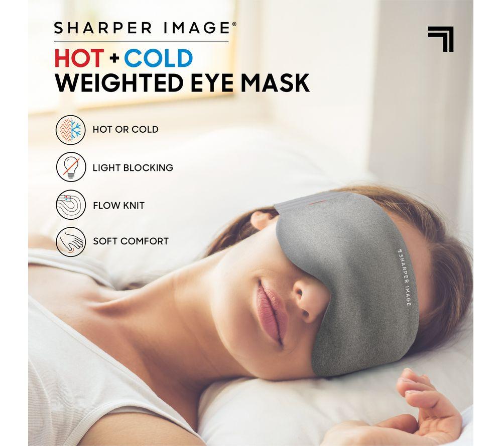 SHARPER IMAGE Weighted Hot and Cold Eye Mask image number 2 of 6