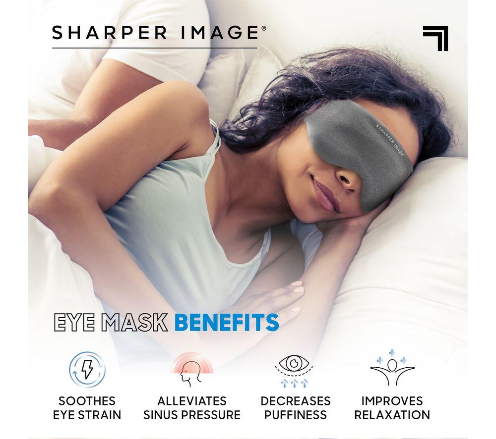 SHARPER IMAGE Weighted Hot and Cold Eye Mask image number 4 of 6