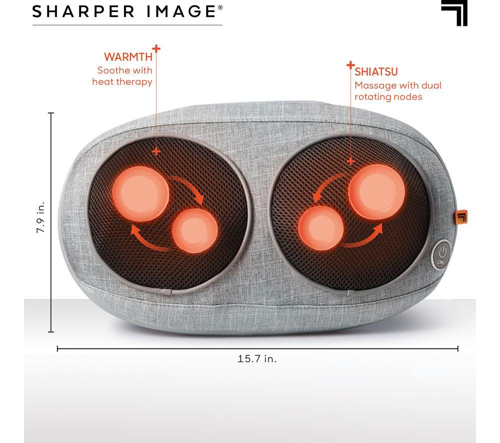 SHARPER IMAGE Mini Shiatsu Massager - Grey image number 5 of 5