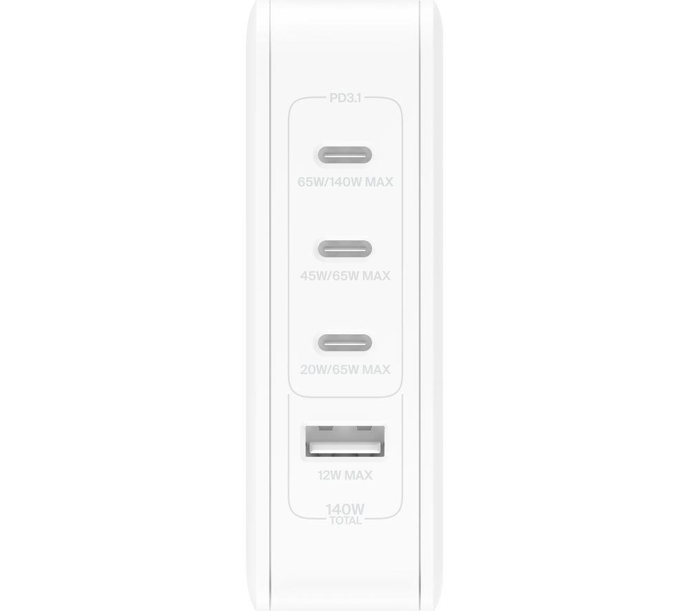 BELKIN BoostCharge Pro WCH014btWH Universal 140 W GaN Wall Charger image number 3 of 4