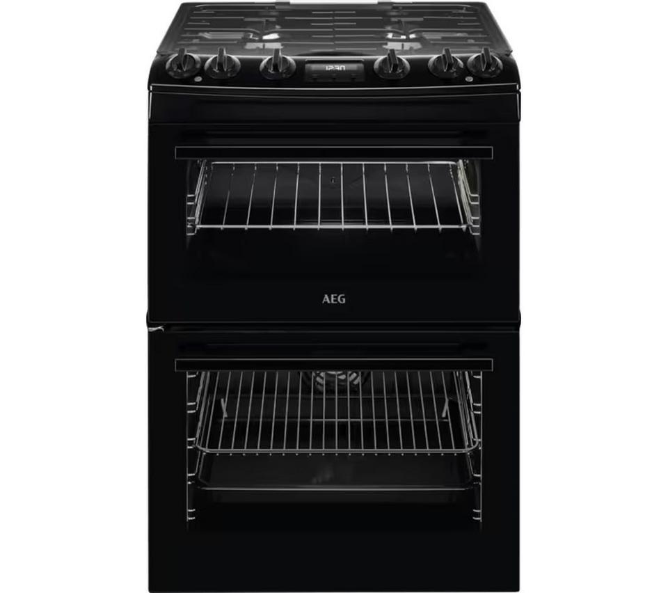 AEG 5000 SurroundCook CKX6540ACB 60 cm Dual Fuel Cooker - Black