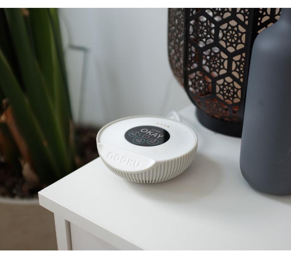 NOOKU Mini Smart Indoor Air Quality Monitor - White image number 5 of 5