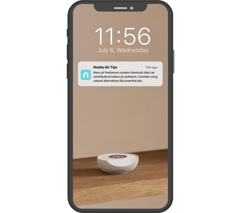 NOOKU Fusion Smart Air Quality Sensor - White image number 2 of 4