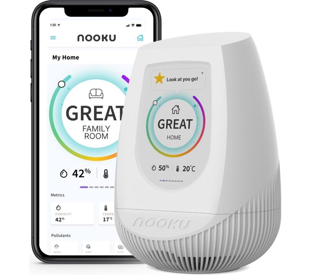 NOOKU Fusion Smart Air Quality Sensor - White image number 4 of 4