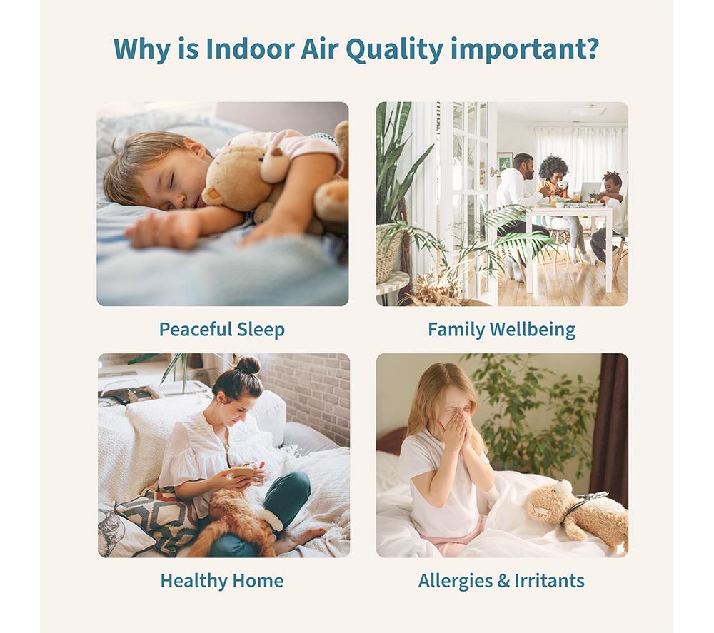 NOOKU Fusion Smart Air Quality Sensor - White image number 5 of 10
