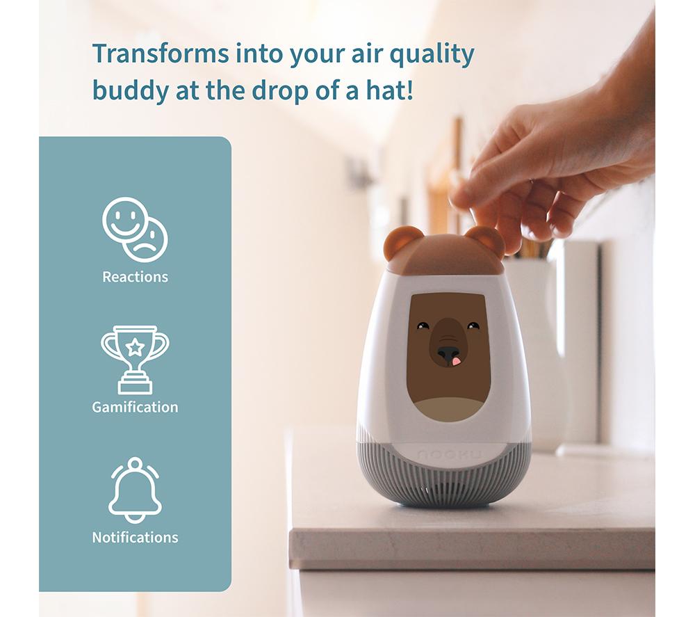 NOOKU Fusion Smart Air Quality Sensor - White image number 6 of 10