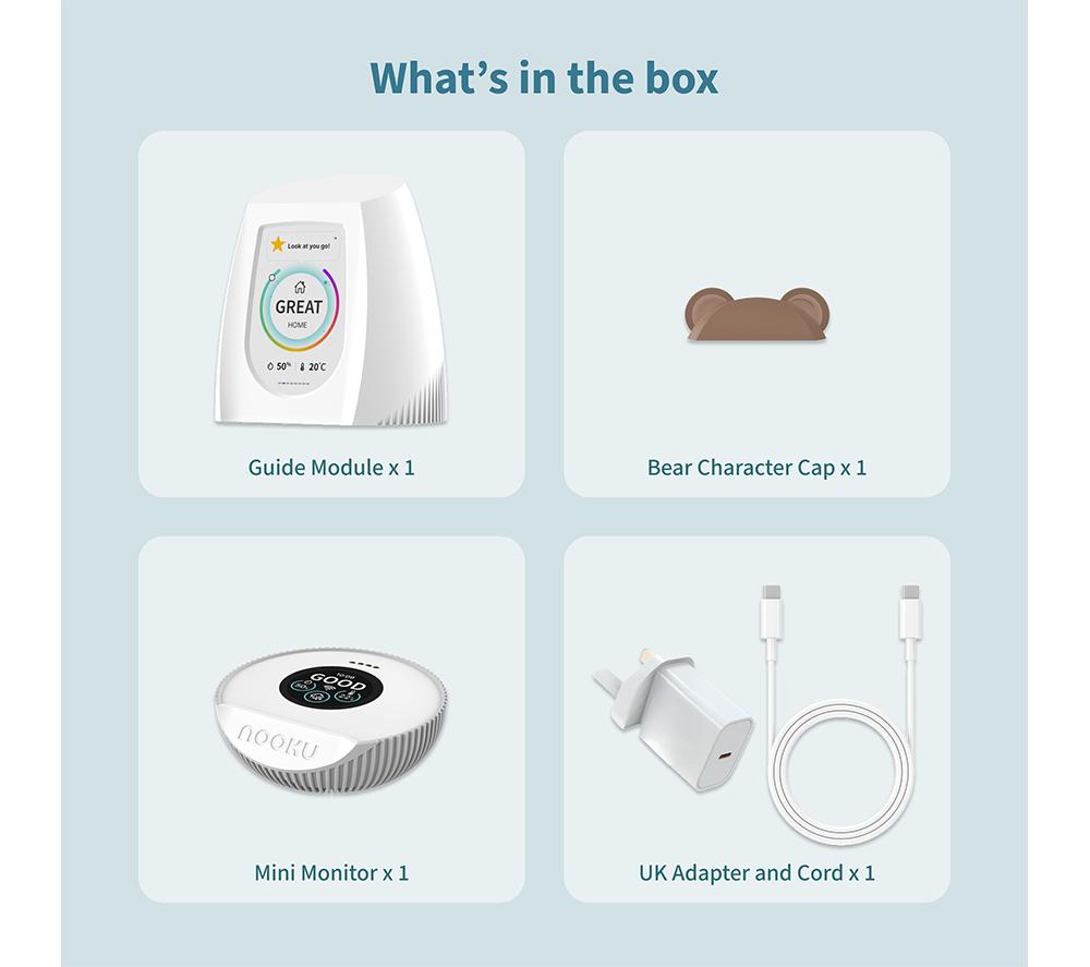 NOOKU Fusion Smart Air Quality Sensor - White image number 10 of 10