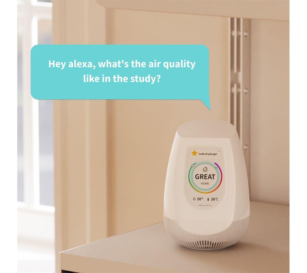 NOOKU Multi Smart Indoor Air Quality Monitor - White image number 7 of 8
