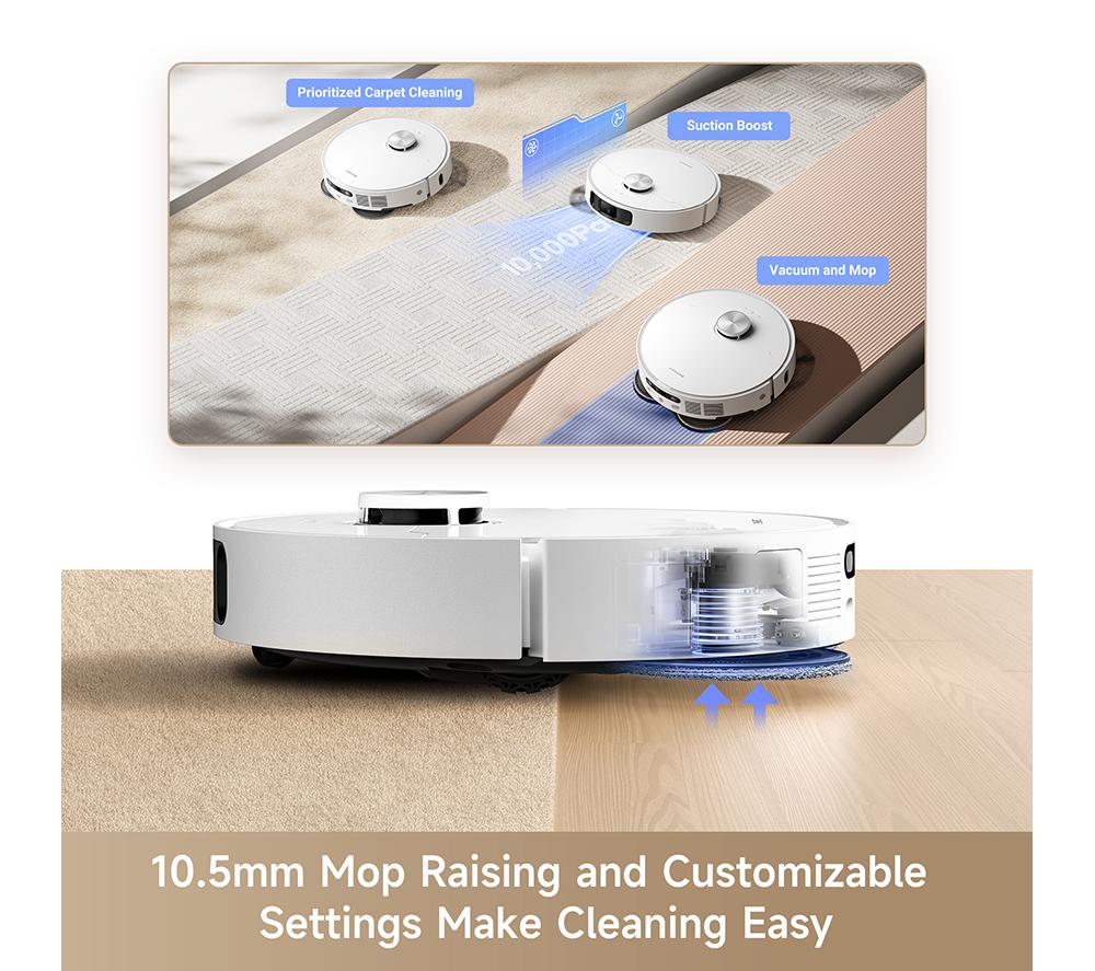DREAME L10s Ultra Gen2 Robot Vacuum Cleaner - White image number 6 of 10