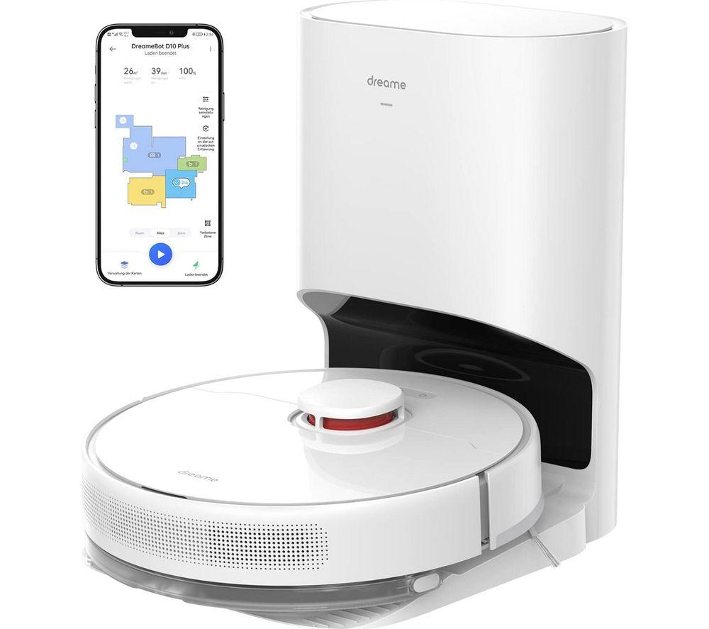 DREAME D10 Plus Gen 2 Smart Robot Vacuum Cleaner - White image number 7 of 8