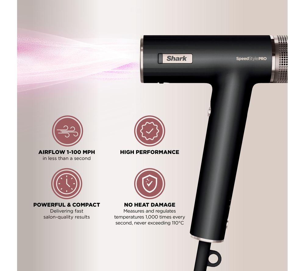 SHARK SpeedStyle Pro HD752UK 5-in-1 Hair Dryer - Black image number 8 of 11