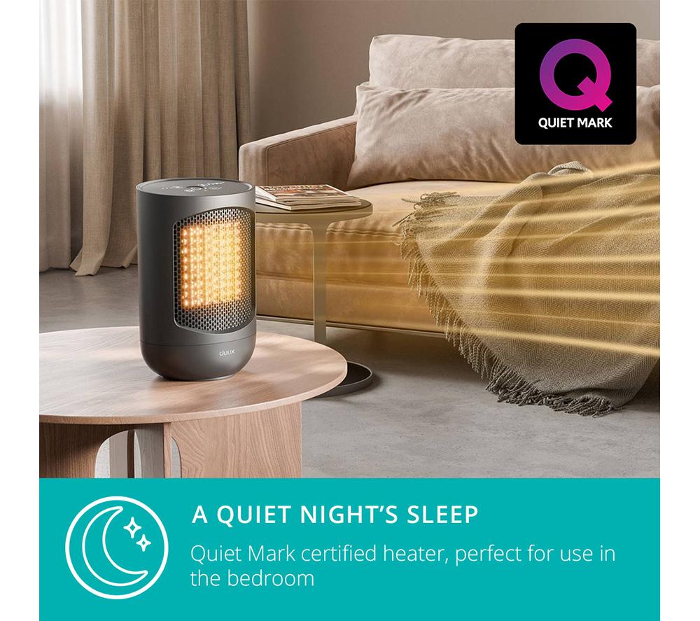 DUUX Zone DXCH41UK Hot & Cool Personal Fan Heater - Black image number 5 of 9