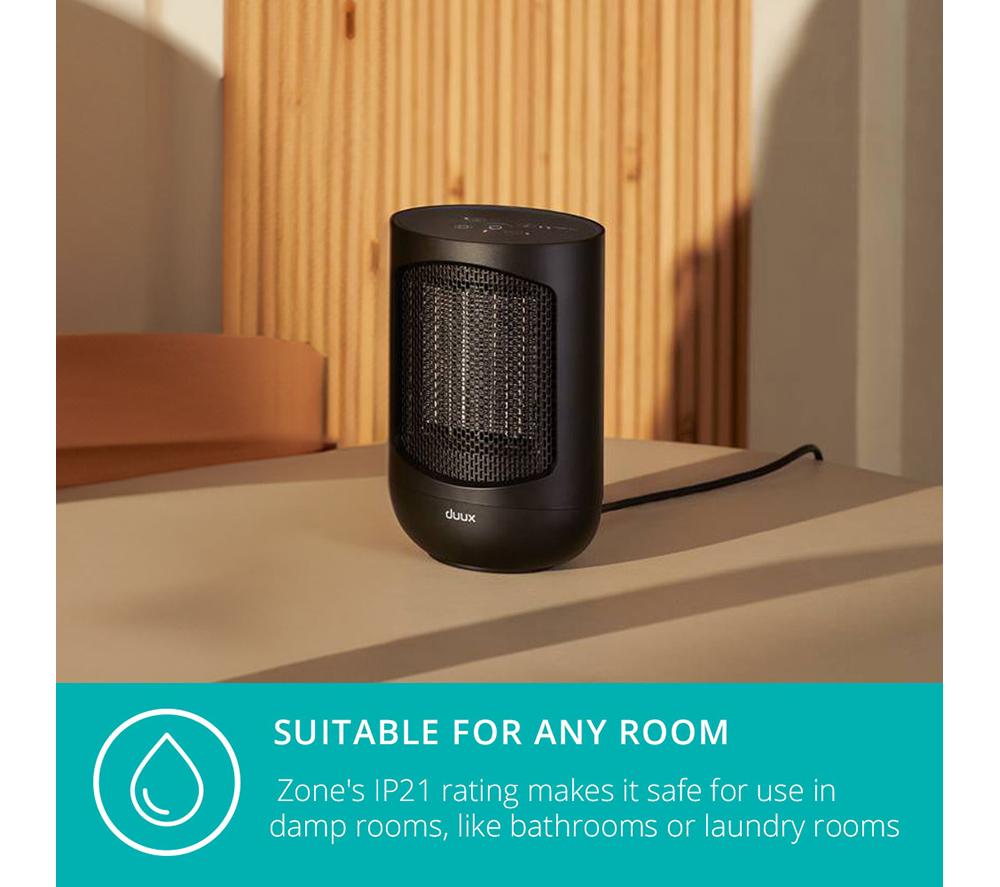 DUUX Zone DXCH41UK Hot & Cool Personal Fan Heater - Black image number 8 of 9
