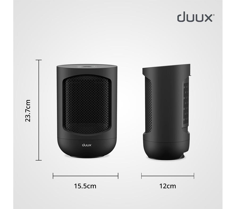 DUUX Zone DXCH41UK Hot & Cool Personal Fan Heater - Black image number 9 of 9
