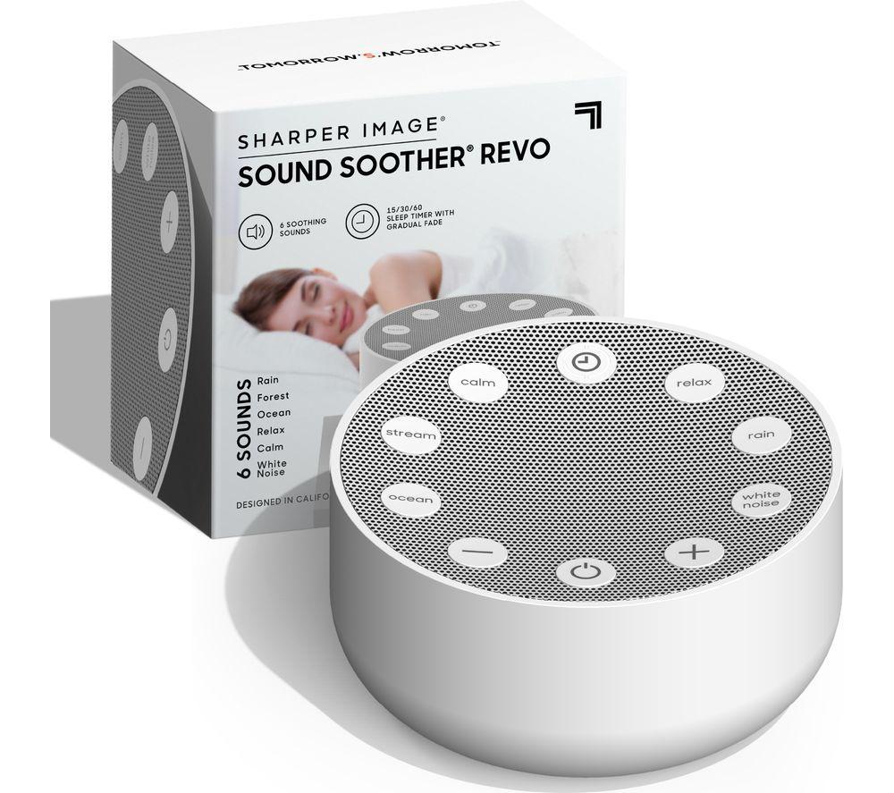 SHARPER IMAGE Sleep Therapy Sound Soother - White image number 4 of 9